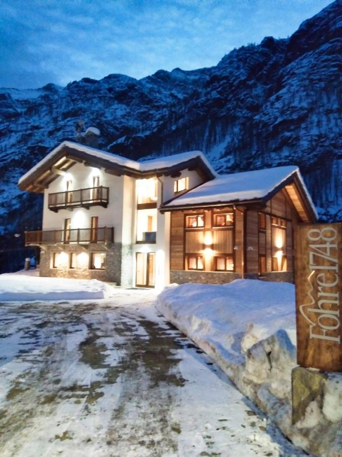Fohre1748 Hotell Gressoney-la-Trinité Eksteriør bilde