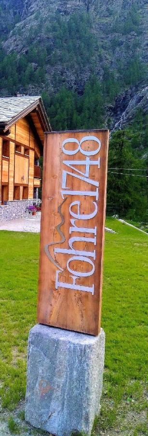 Fohre1748 Hotell Gressoney-la-Trinité Eksteriør bilde