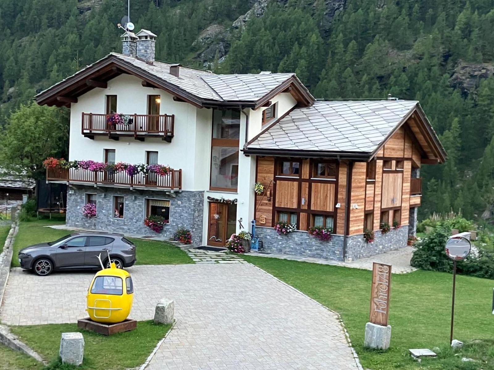 Fohre1748 Hotell Gressoney-la-Trinité Eksteriør bilde